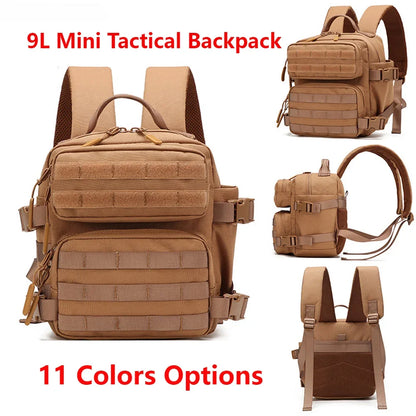 Kalsten | Tactivo Mini-Rucksack 9L | MOLLE-Outdoor Backpack | Compact & Durable | For Hiking, Camping & EDC