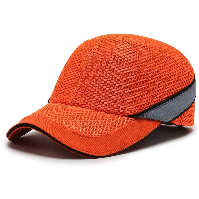 Skanto | Red Safety Bump Cap - Helmet with Hard ABS Inner Core for Head Protection at Home, Work, and Factory