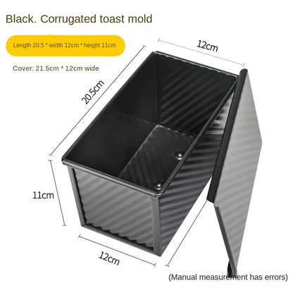 Skanto | Premium Non-stick Aluminum Alloy Loaf Pan with Lid - Various Sizes (250g/450g/600g/750g/900g/1000g) for Baking Bread and Cakes