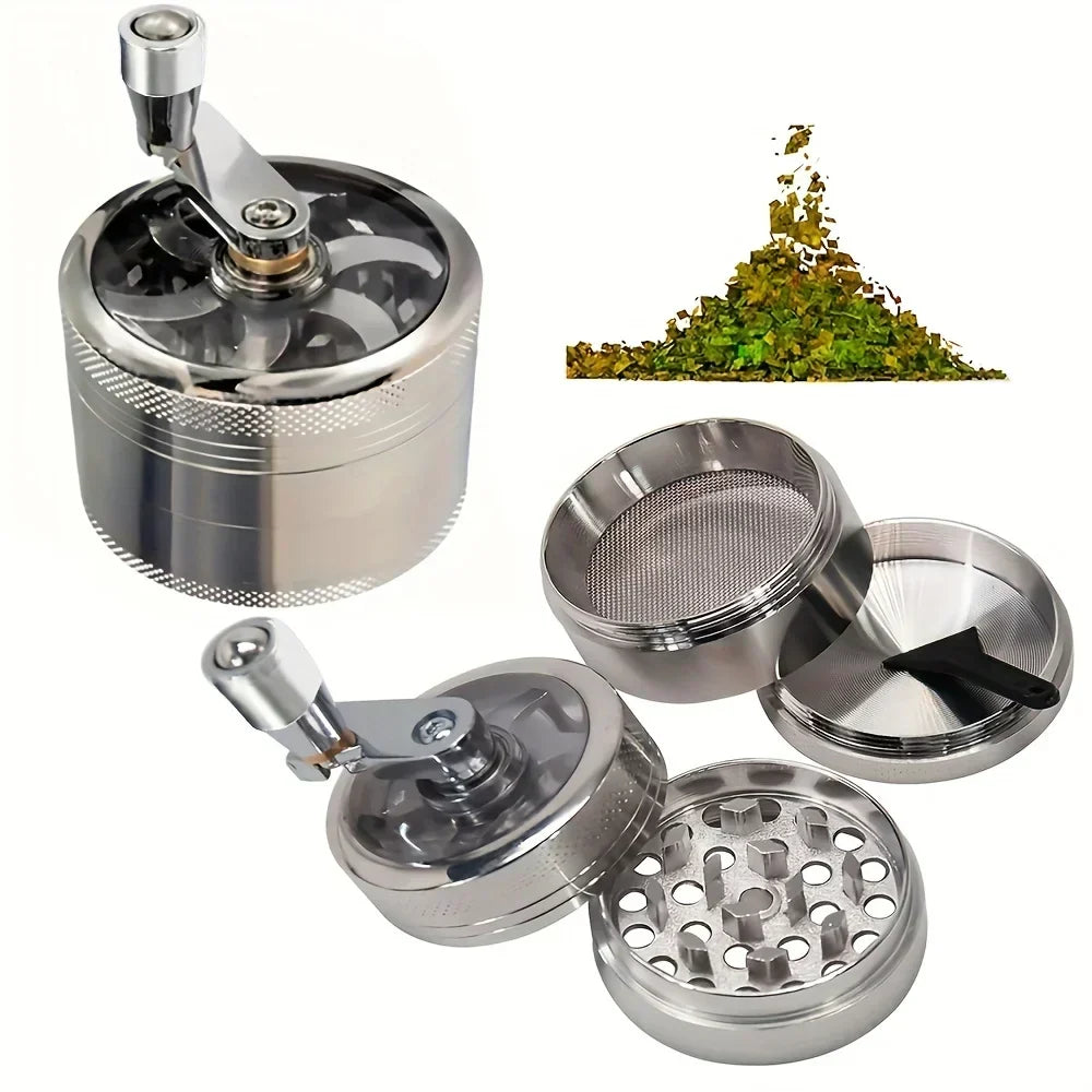 Karnz | Nut and Hard Spice Mill - Hand tool for grinding nutmeg, ginger, rock salt, and peppercorns
