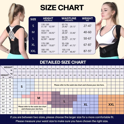 BowLift | Adjustable Posture Corrector Back Brace Support Strap for Men and Women