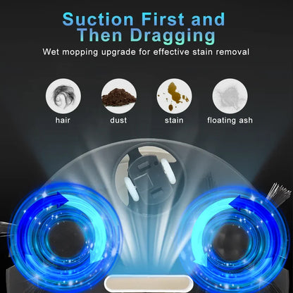 Brehn | Powerful Robot Vacuum Cleaner Fully Automatic Sweeping Robot