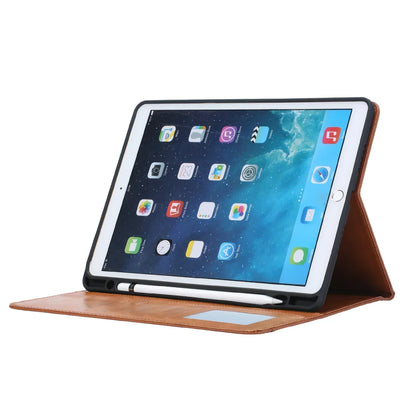 BowLift | Leather Flip Case for iPad 9.7 (2017-2018), 10.2 (7th/8th Gen), Air 2/3/4, Pro 9.7/10.5/11 - Waterproof, Shockproof, Business Tablet Case