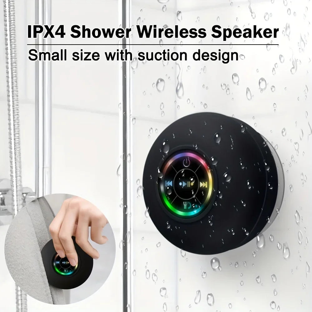 BowLift | Soundplash Shower Speaker | Waterproof & Wireless | With Suction Cup & Bluetooth 5.0