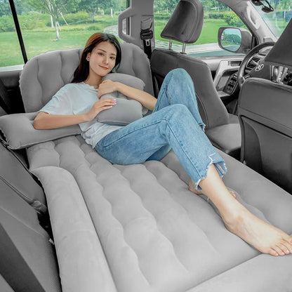 Skanto Skanto | Portable SUV Travel Air Mattress Pad - Inflatable Car Bed with 2 Pillows, Camping Mattress for Outdoor Adventures