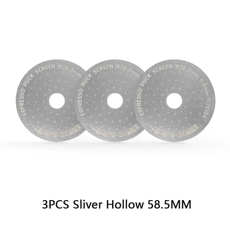 MHW-3BOMBER 51/53/58.5mm Espresso Puck Screen Double-Layer Metal Coffee Reusable Filter