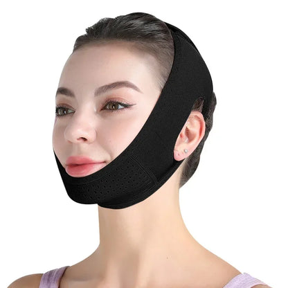 Skanto | Velfina V-Line Face Band | Double Chin Reduction & Skin Tightening | Reusable & Breathable | For Women & Men