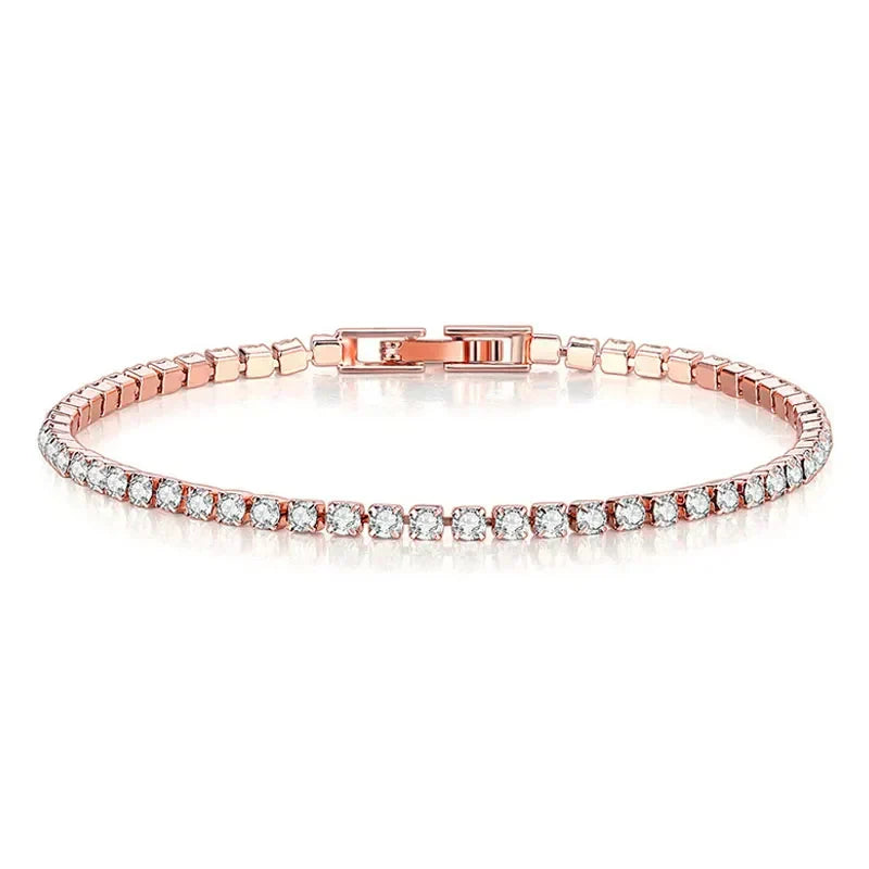 Brehn | Tennis Bracelet – Shine with Attitude: Sterling Silver Elegance and Hip-Hop Flair!