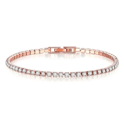 Brehn | Tennis Bracelet – Shine with Attitude: Sterling Silver Elegance and Hip-Hop Flair!