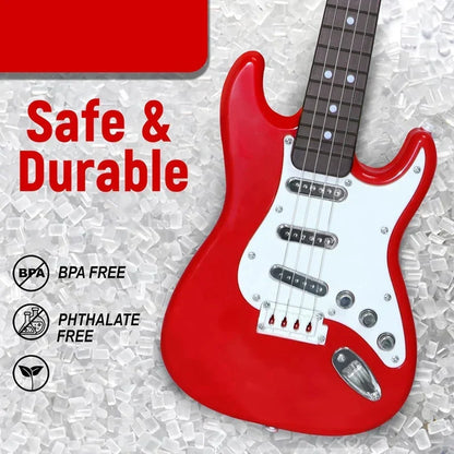 Skanto | 4-String Electric Guitar Toy for Kids - Portable Musical Instrument, Perfect Gift for Young Musicians