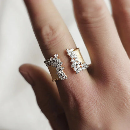BowLift | Bold Diamond Sparkle Open Ring