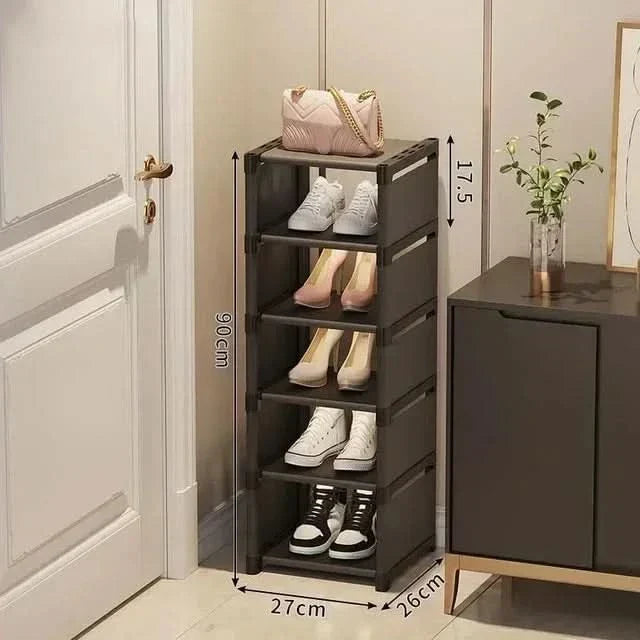 Skanto | SHOECORNER RACK – Stable Shoe Stand for Corners – Space-Saving Organization with Style