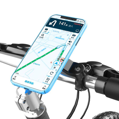 Skanto | RIDELOCK Pro Mount | Shockproof Phone Holder for Bicycle & Motorcycle | 360° Rotatable | For 4.7–7.2" Smartphones