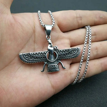 BowLift | Zoroastrian Faravahar / Ahura Mazda Pendant Necklaces
