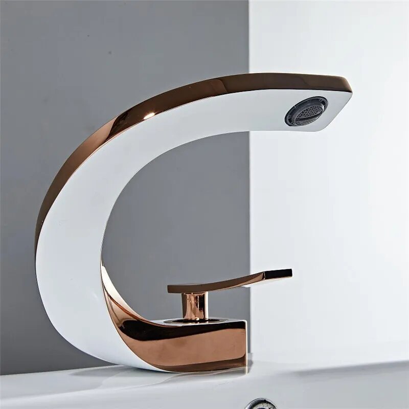 BowLift | Nordic Arch Artistic Deck Mounted Faucet