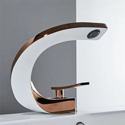 BowLift | Nordic Arch Artistic Deck Mounted Faucet