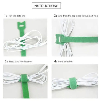 BowLift | Self-adhesive & Reusable Cable Organizer (50 pieces)