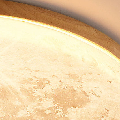 BowLift | Modern Moon-Inspired LED Ceiling Light – Soft Ambient Flush Mount