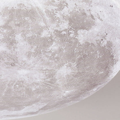 Skanto | Modern Moon-Inspired LED Ceiling Light – Soft Ambient Flush Mount