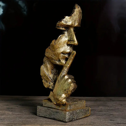 SerenitySculpt - Thoughtful abstract statue for calm reflection | Karnz
