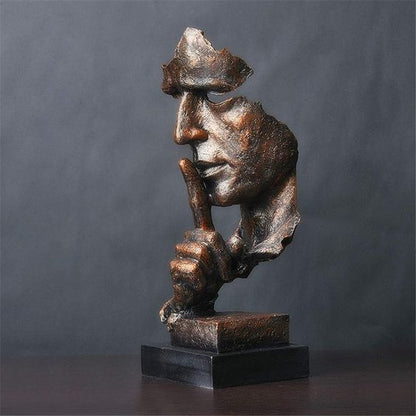 SerenitySculpt - Thoughtful abstract statue for calm reflection | Karnz