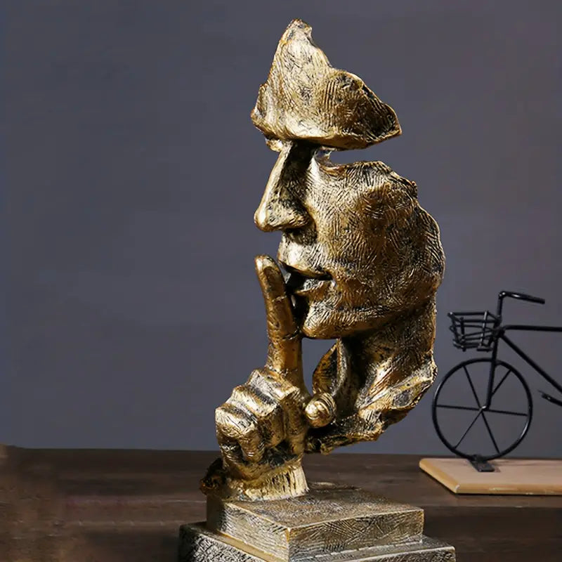 SerenitySculpt - Thoughtful abstract statue for calm reflection | Karnz