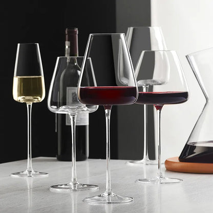 Sets of 2, 4 & 6 Handmade Crystal Wine and Champagne Glasses - 4 Sizes | Kalsten