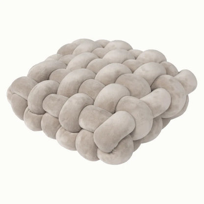 Chunky Woven Knot Cushion | Bowlift