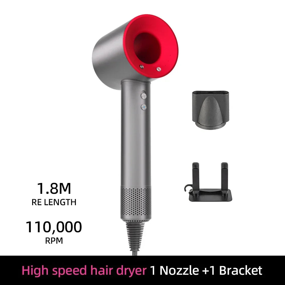 BowLift | Ion Hair Dryer | 200 Million Negative Ions | Intelligent Temperature Control | 110,000 RPM