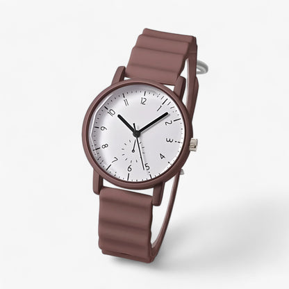 Skanto | Mina Jelly Watch – Colorful Quartz Watch with Elegant Silicone Wave Strap