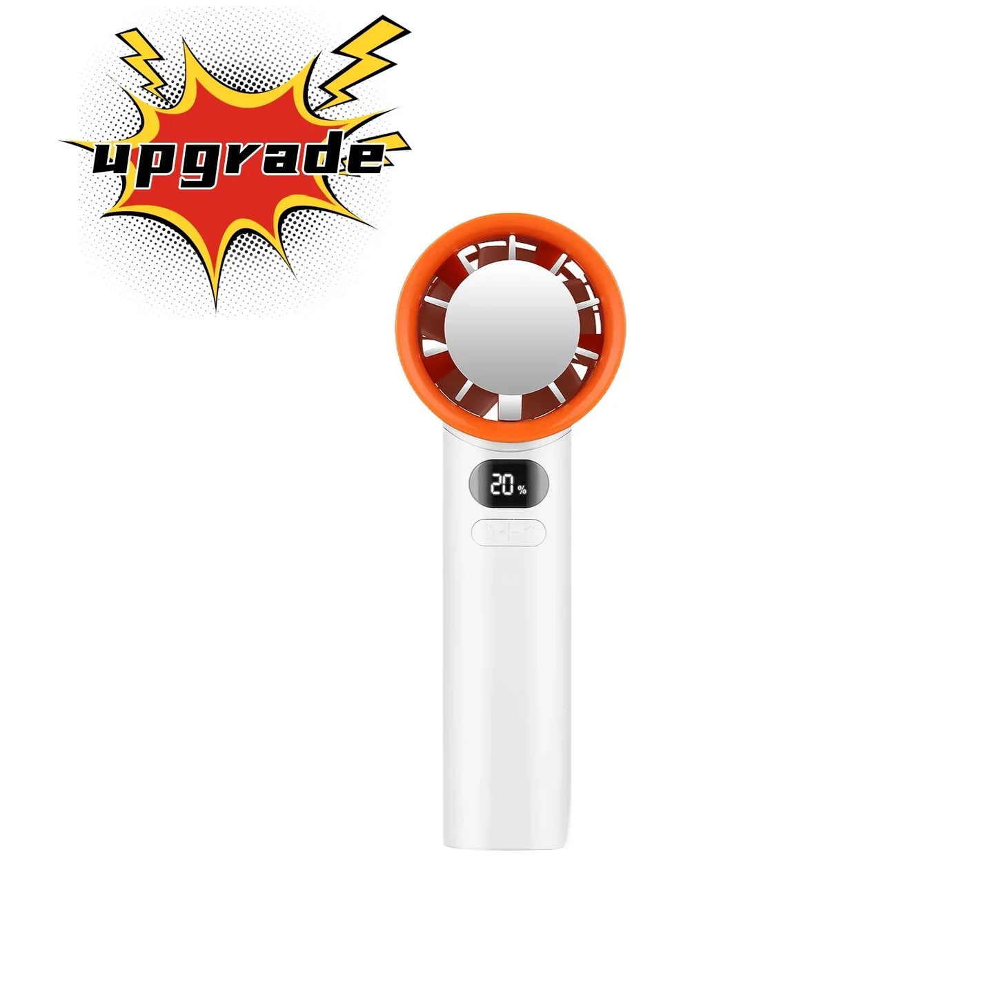 Portable Mini bladeless Hand Fan – USB rechargeable portable personal fan with 120-speed high-velocity airflow, electric cooling fan | Karnz