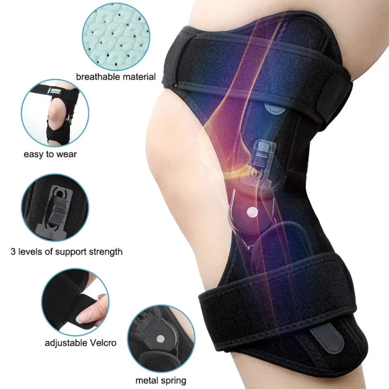 Adjustable knee brace for stabilization