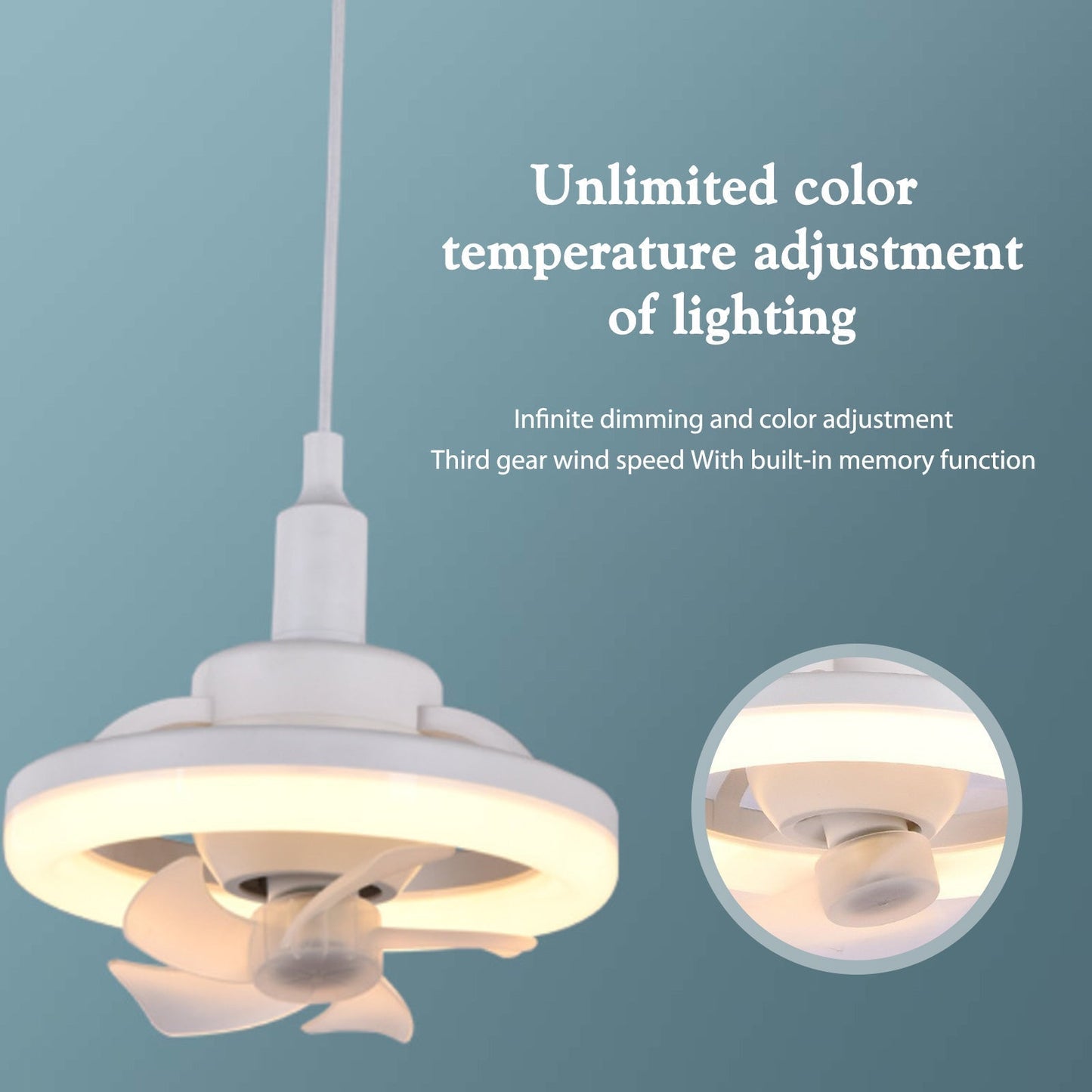 Unique 360° Ceiling Fan - Includes free remote control | Karnz