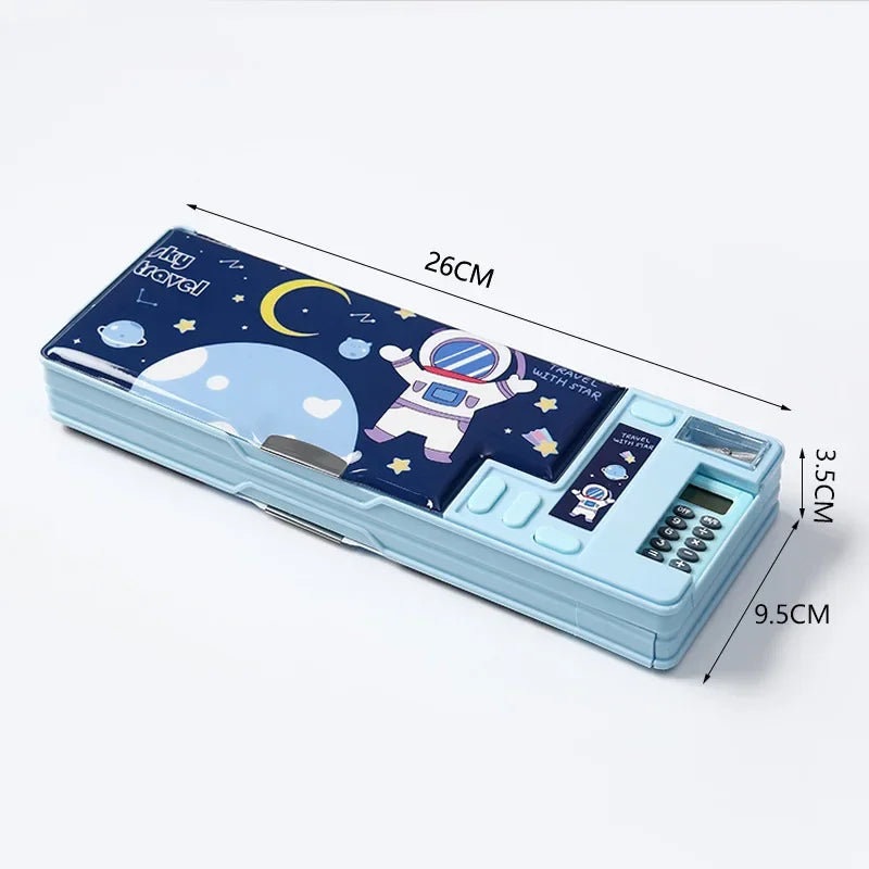 BowLift | Double-Sided Creative Calculator Cute Kids Pencil Case