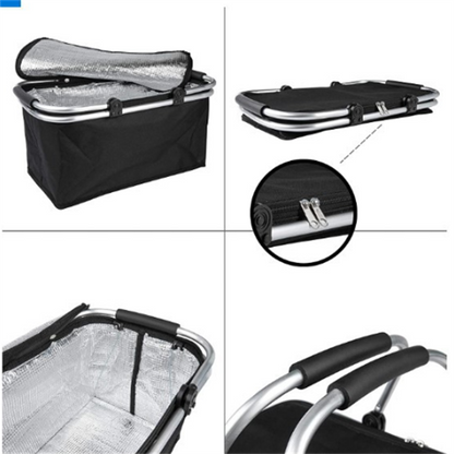 Travel Fresh Cooler Foldable Camping Basket | Karnz