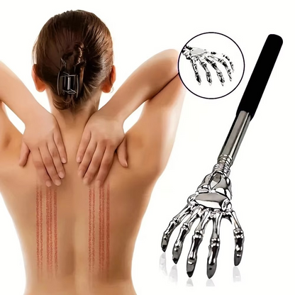 BowLift | Stainless Steel Telescoping Back Scratcher and Massager for People and Pets