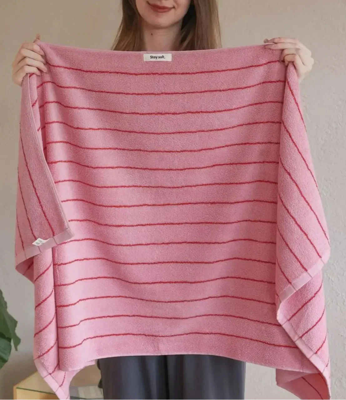 Retro Striped Pure Cotton Towels – Soft & Absorbent | Bowlift
