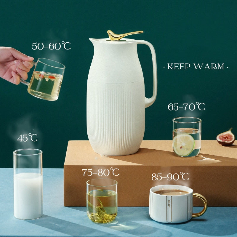 Skanto | ThermoMax | Large Minimalist Insulated Stainless Steel Bottle – Double Wall Thermos