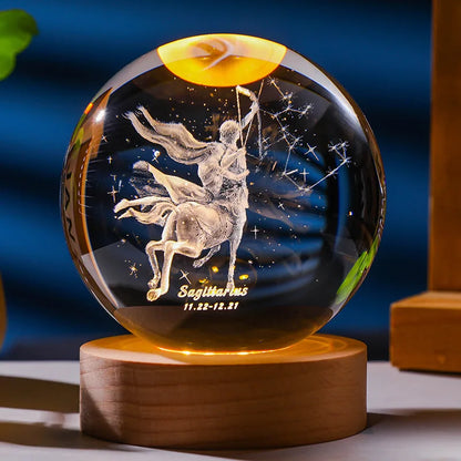 Constellation Crystal Ball Night Light | Karnz