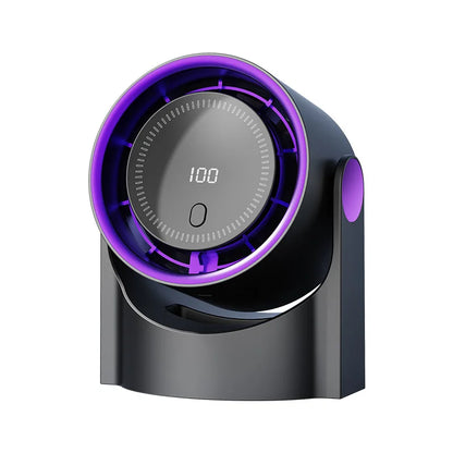 BowLift | Airiqo Bladeless USB Fan | 100 Levels | Whisper Quiet & Energy Efficient | Portable & Wall Mountable