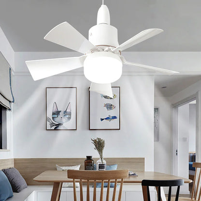 30W E27 Ceiling Fan Light with Remote Control - LED Dimming Function, Intelligent Quiet Fan for Bedroom & Living Room | Karnz