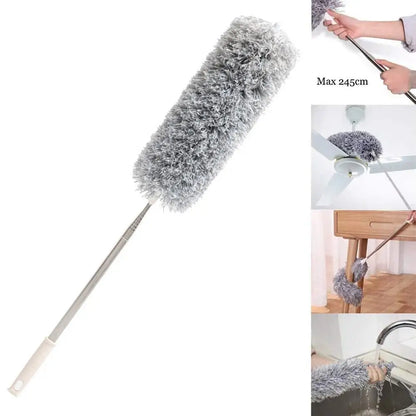 Extendable microfiber duster