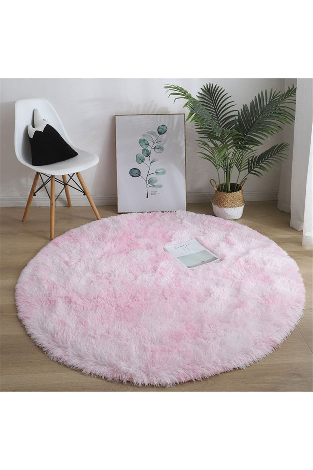 Fluffy Round Rug | Bowlift