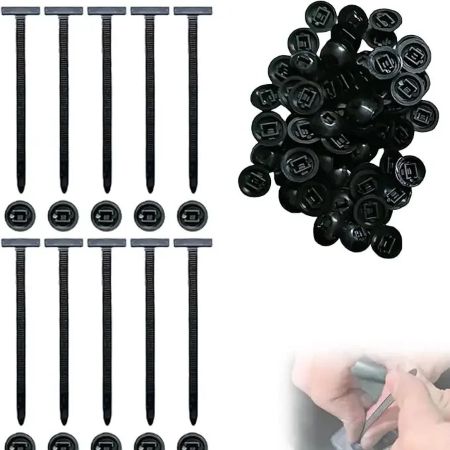 BowLift | Premium Nylon Cable Ties 50-Pack – Heavy-Duty Self-Locking Universal Zip Ties