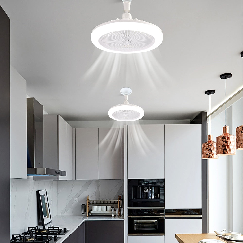 Skanto | LED Ceiling Fan with Light | Remote Control | White