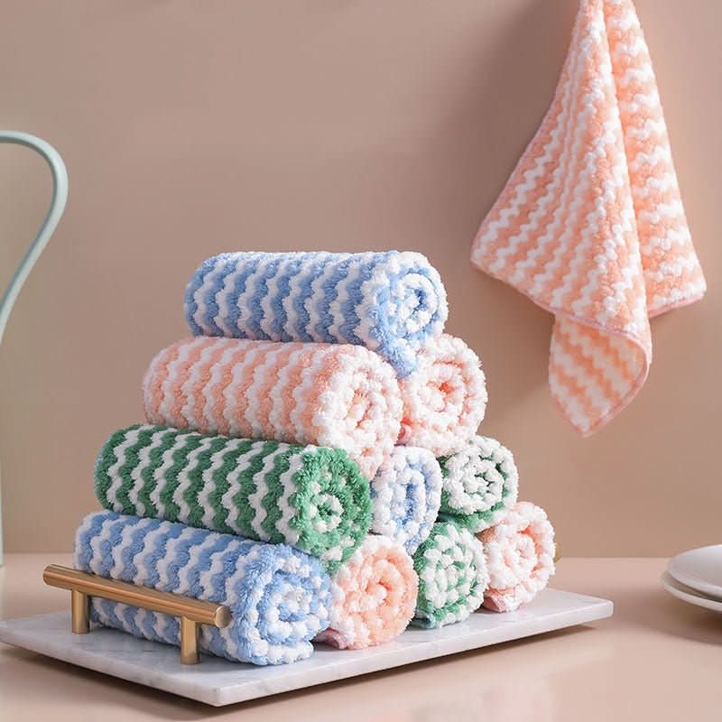 BowLift | microfibre cleaning cloths made from coral fleece for streak-free cleanliness