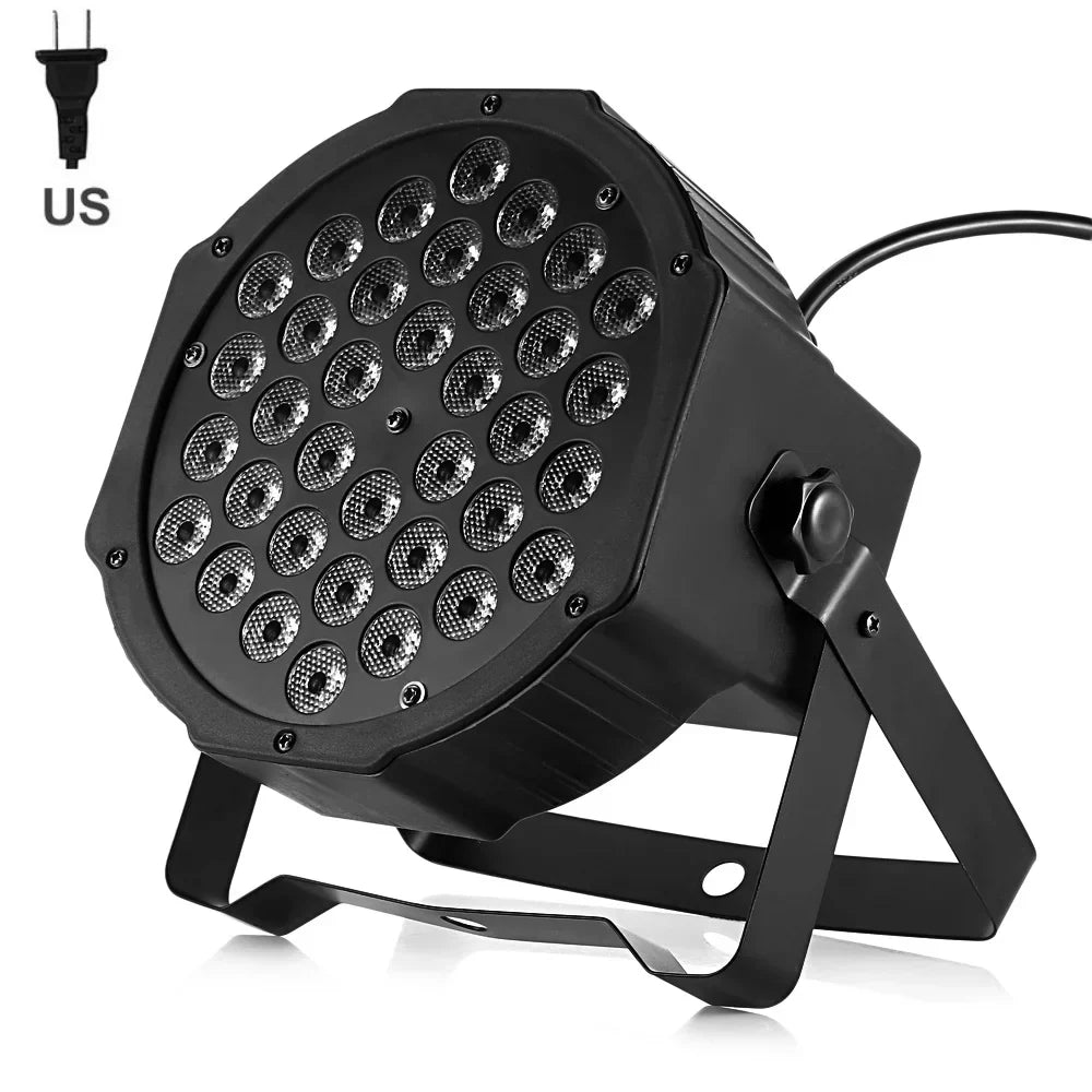 Skanto | 36W RGB LED Stage Light - Professional DMX512 Sound Control Disco Light for KTV Bar Party DJ, Decorative Effect Projection