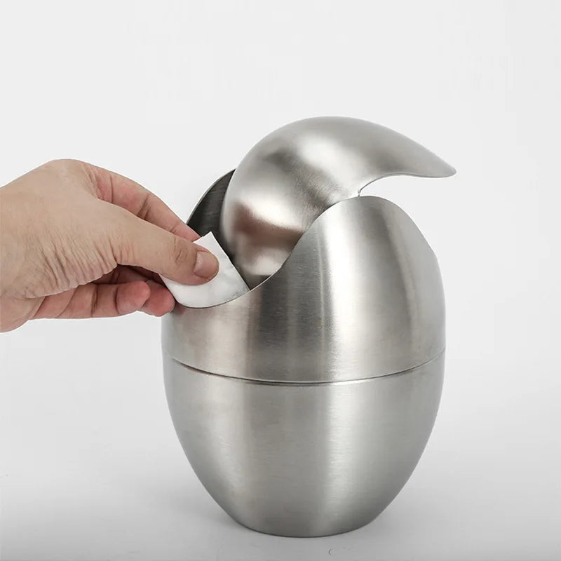 LuxBin Mini Stainless Steel Trash Can Karnz