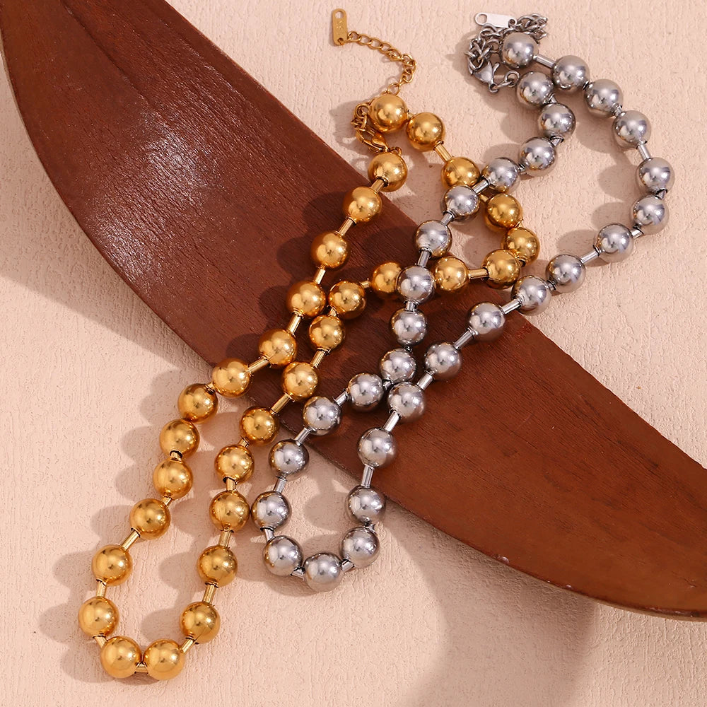 BowLift | 18k Classic Chunky Beaded Necklace