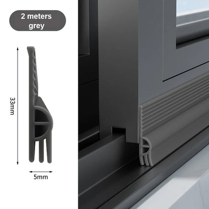 Kalsten | ThermoBlock Door Seal | PVC Draft Stopper | Noise Protection | 2m Cuttable
